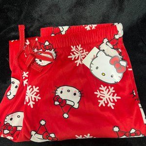 Hello Kitty Red Christmas Pajama Pants M